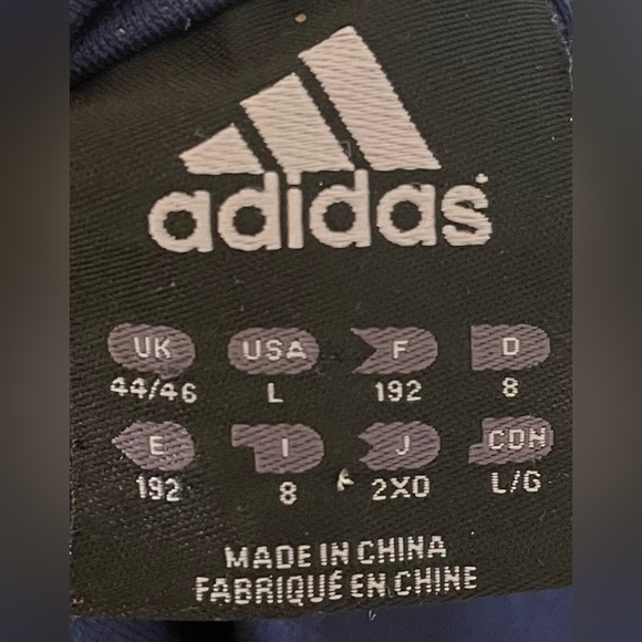 Adidas Mens full zip jacket Climacool Sz large - Picture 7 of 8